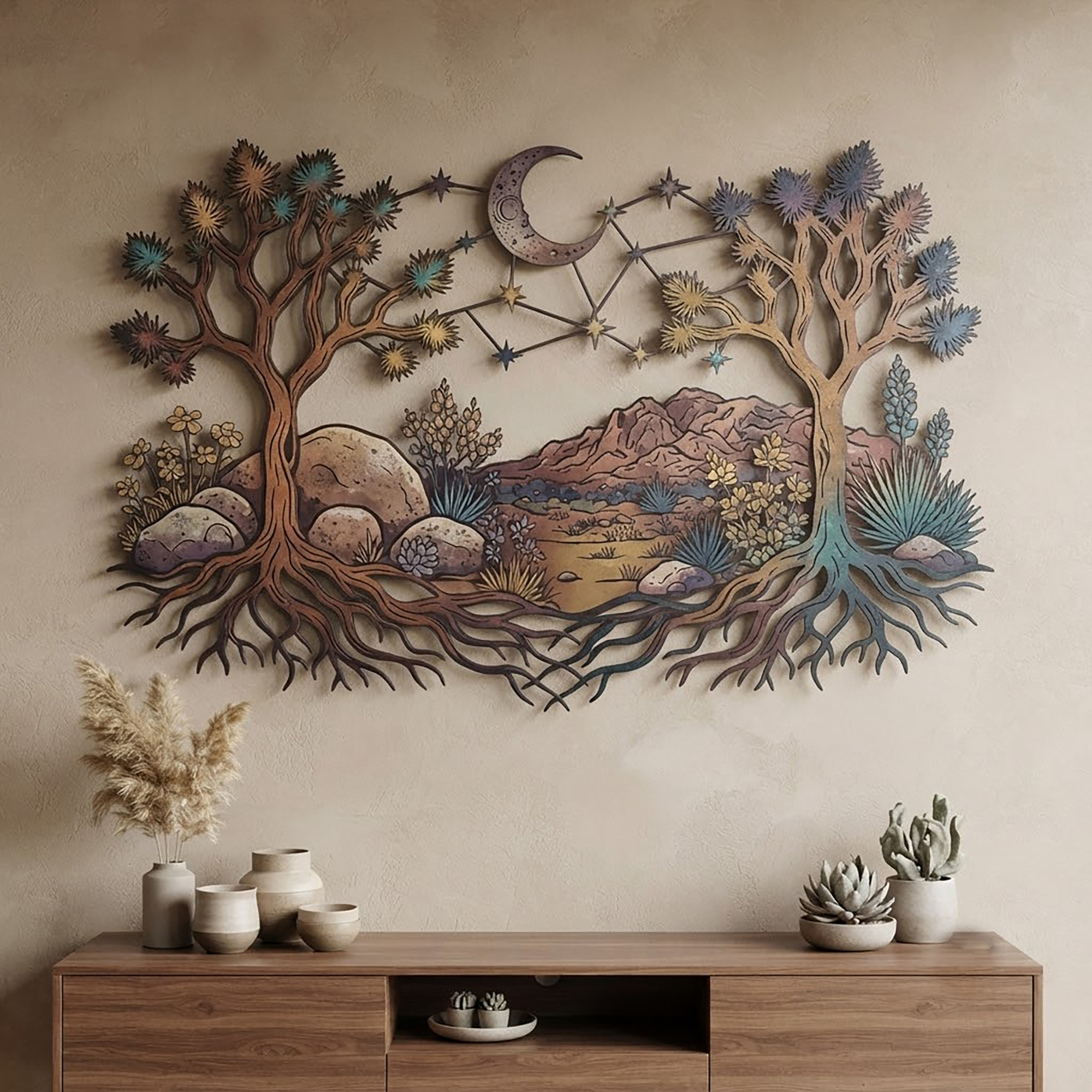 Joshua Tree Metal Wall Art