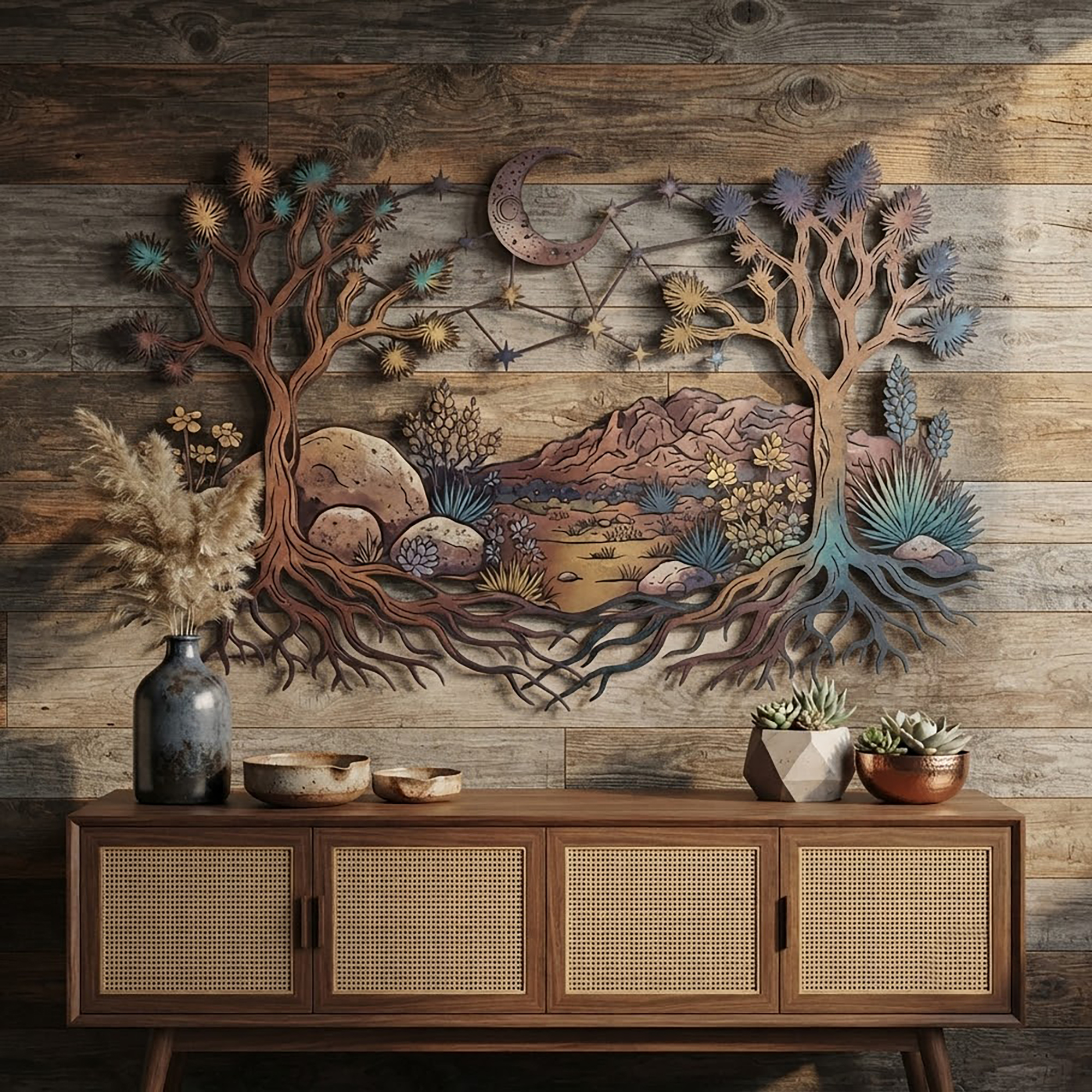 Joshua Tree Metal Wall Art - product view 2