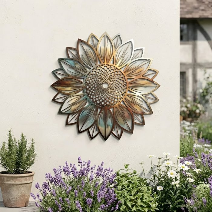 Sunflower Metal Wall Art