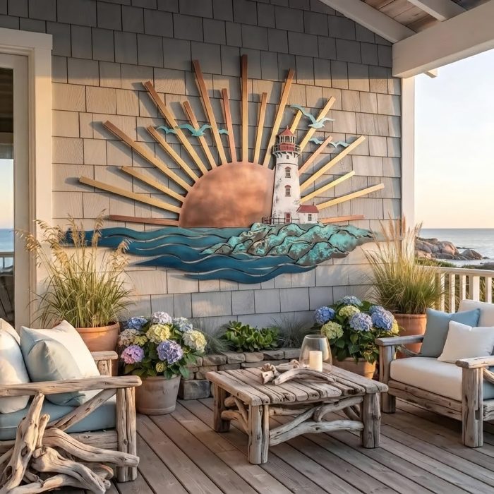 Lighthouse Metal Wall Art