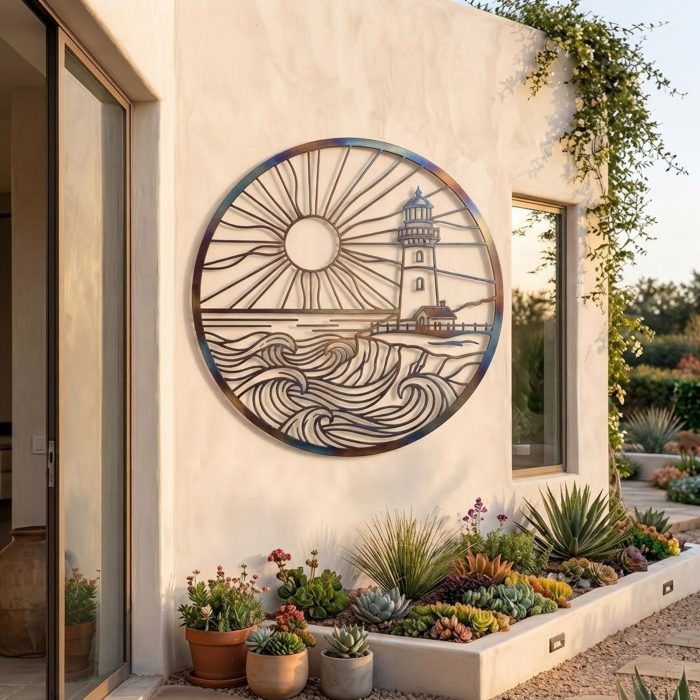 Lighthouse Metal Wall Art