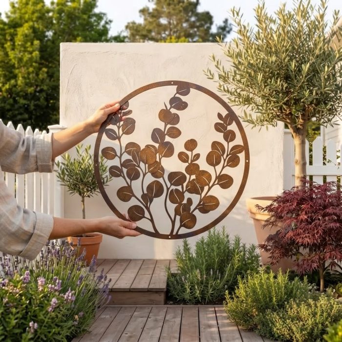 Eucalyptus Metal Wall Art