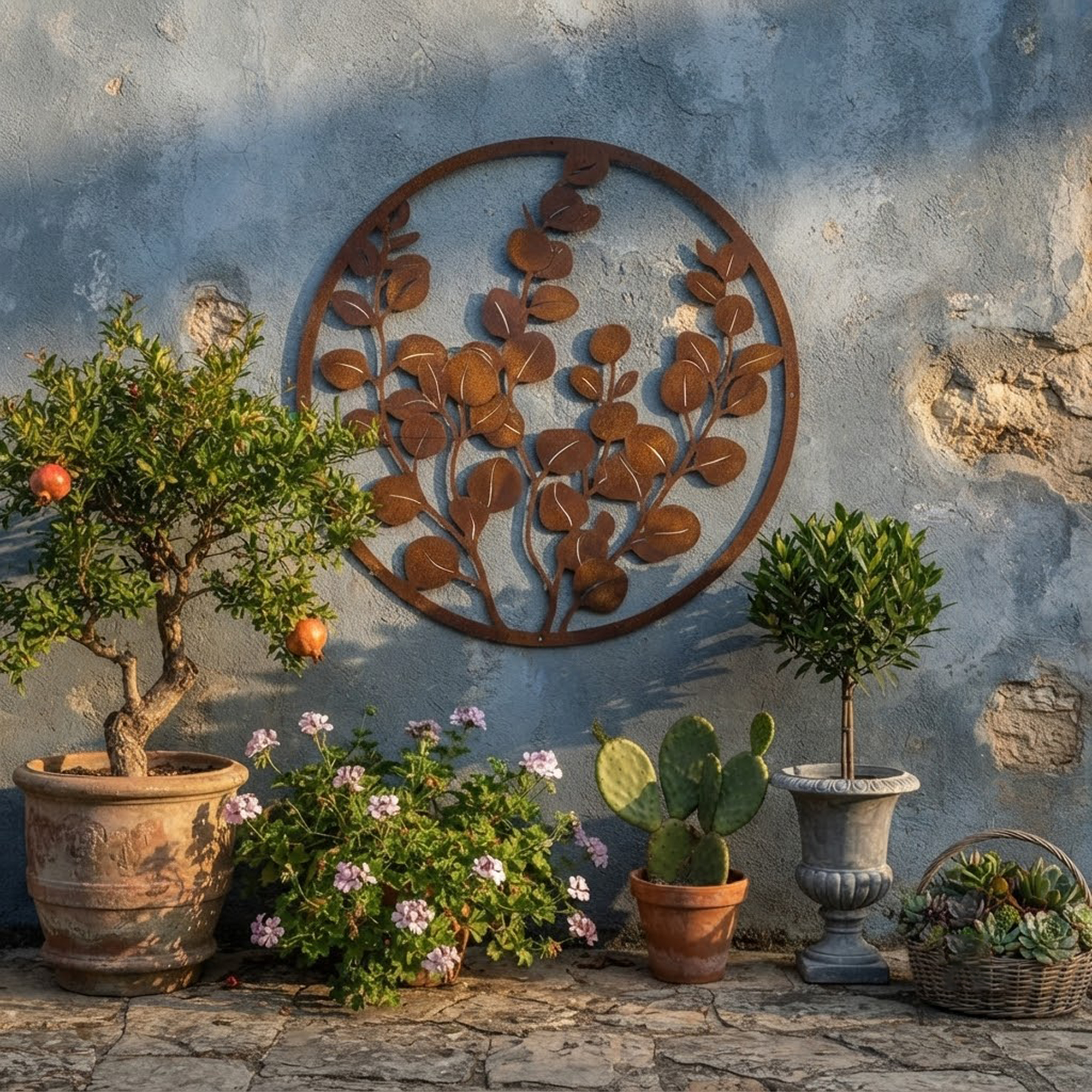 Eucalyptus Metal Wall Art - product view 3
