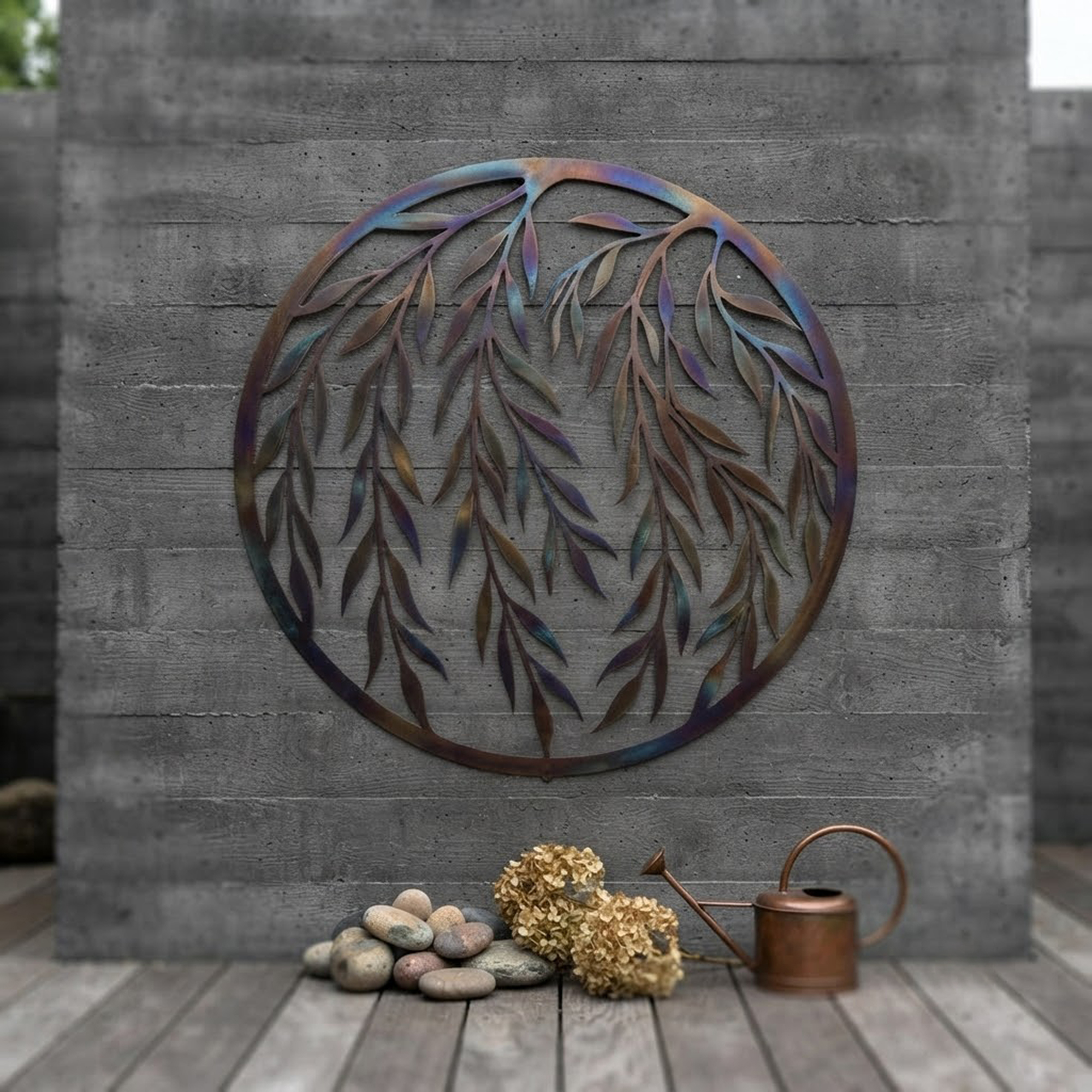 Willow Branch Metal Wall Art - product view 3