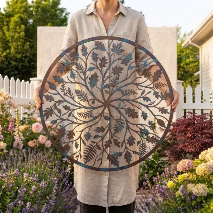 Oak Tree of Life Metal Wall Art