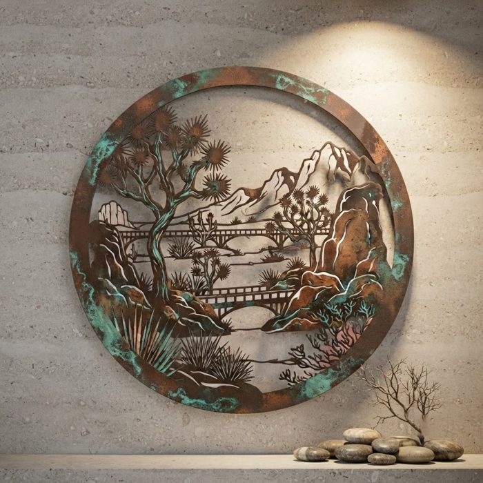 Southwest Desert Metal Wall Art