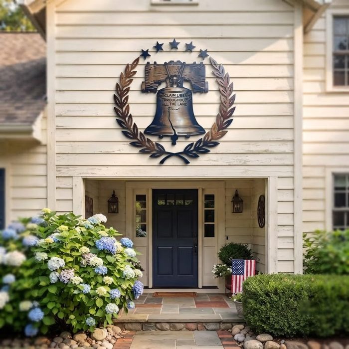 Liberty Bell Metal Wall Art