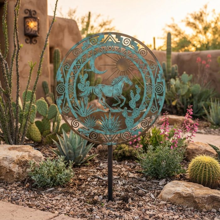 Southwest Horse Garden Stake