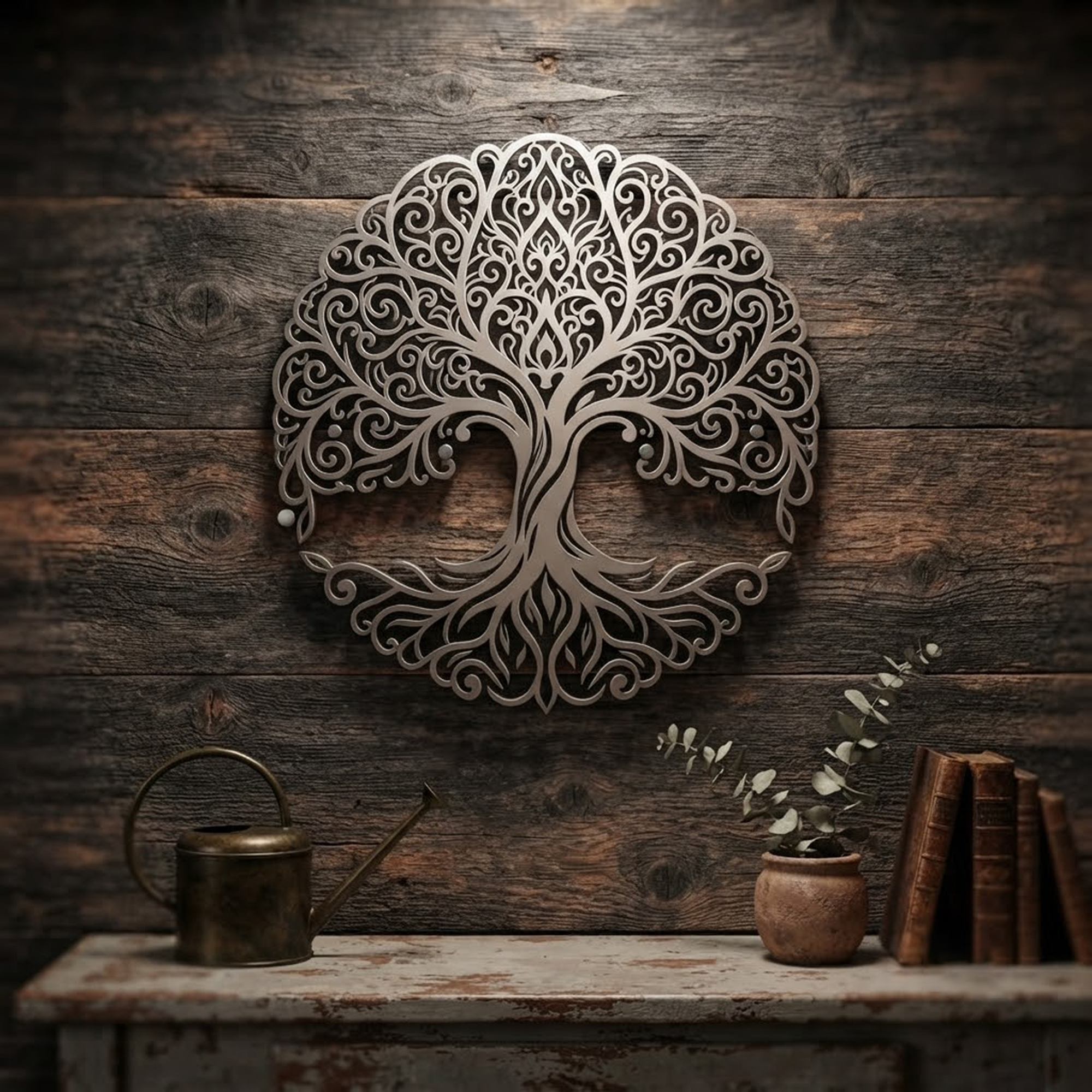 Tree of Life Metal Wall Art - product view 2