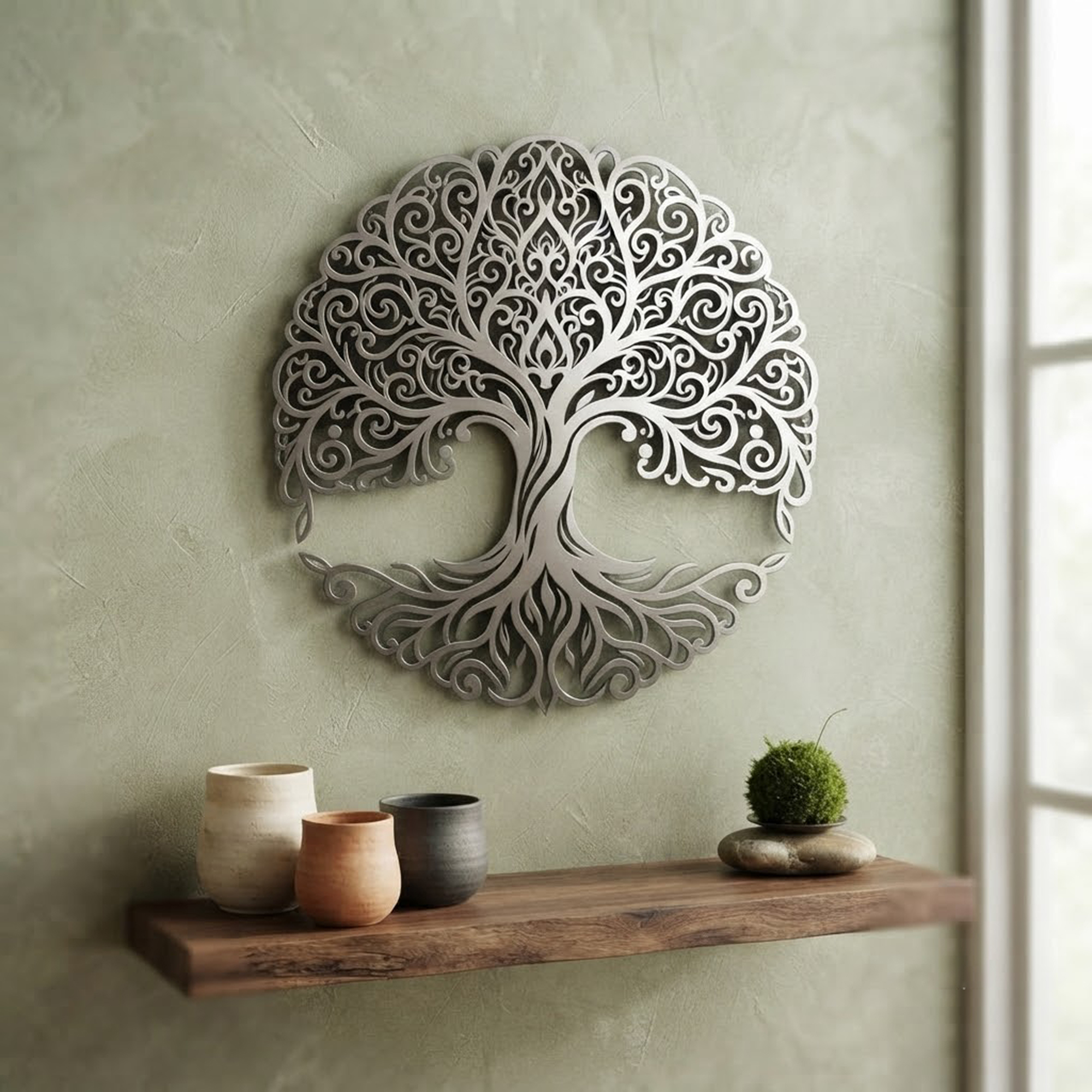 Tree of Life Metal Wall Art - product view 3