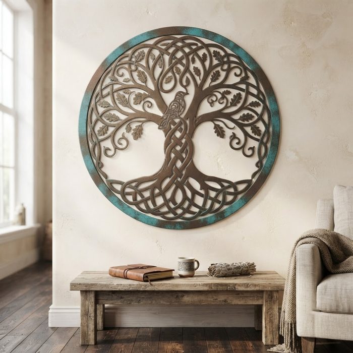 Celtic Tree of Life Metal Wall Art