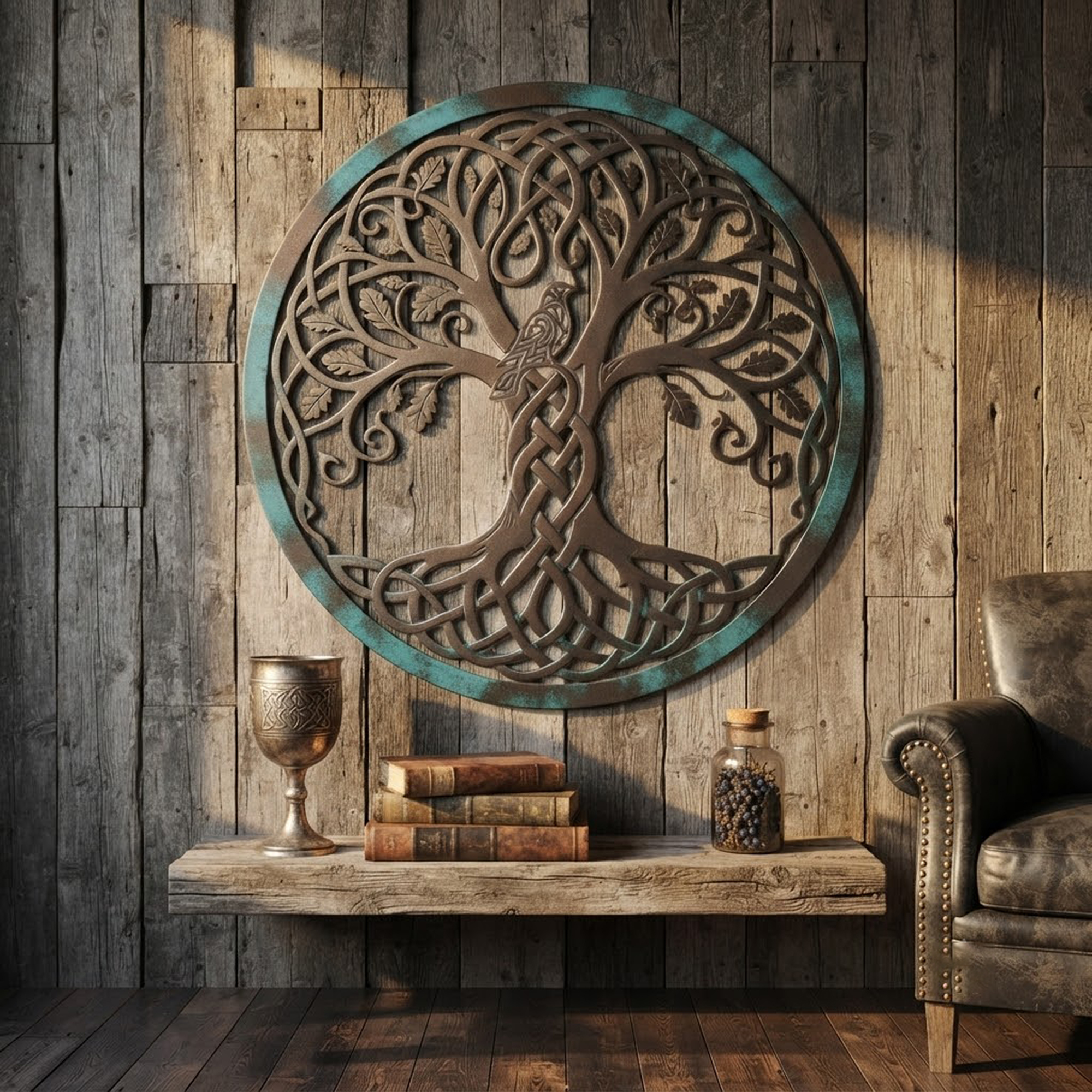Celtic Tree of Life Metal Wall Art - product view 2