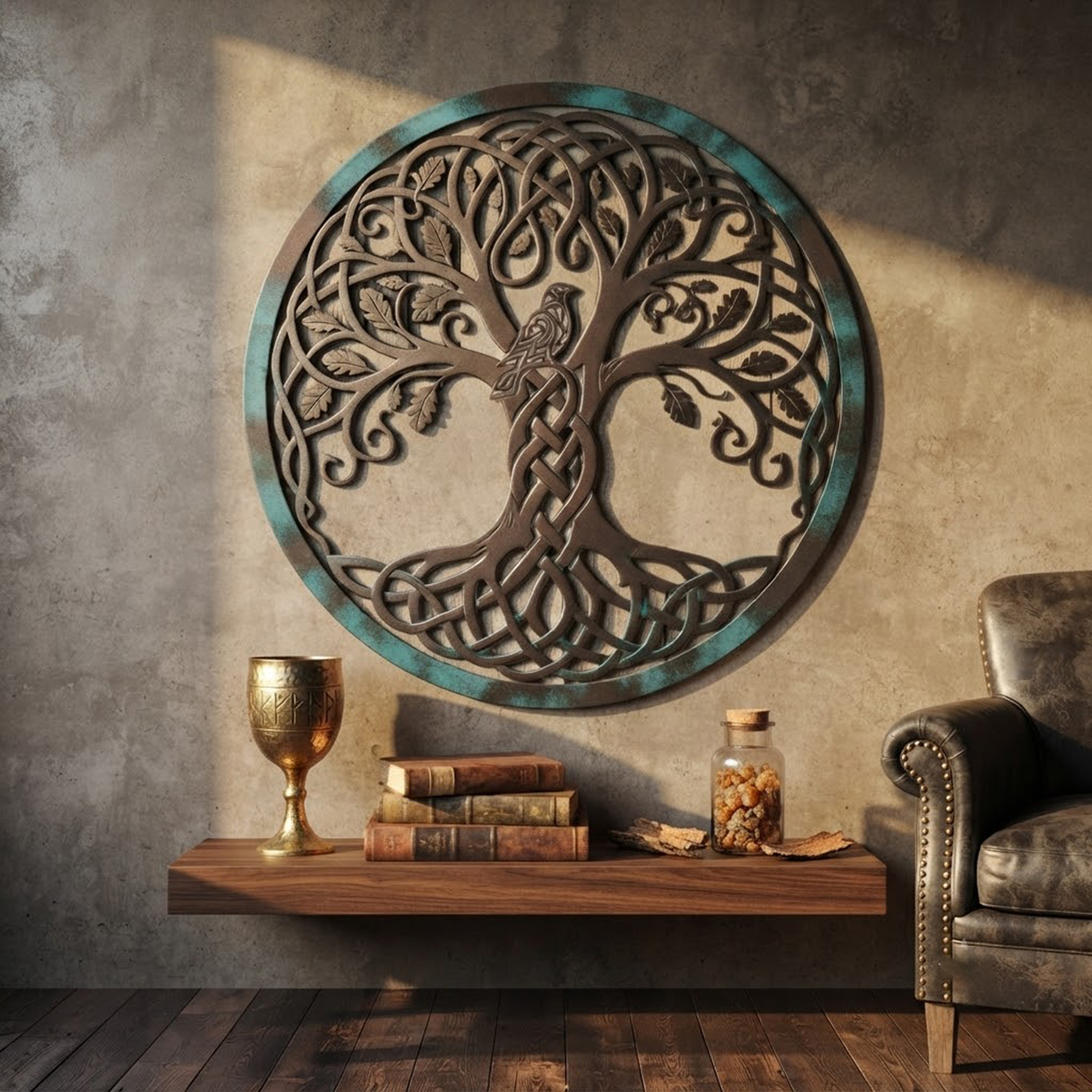 Celtic Tree of Life Metal Wall Art - product view 3