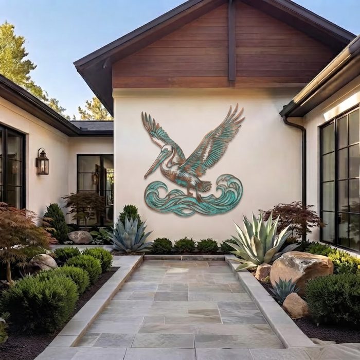 Pelican Metal Wall Art