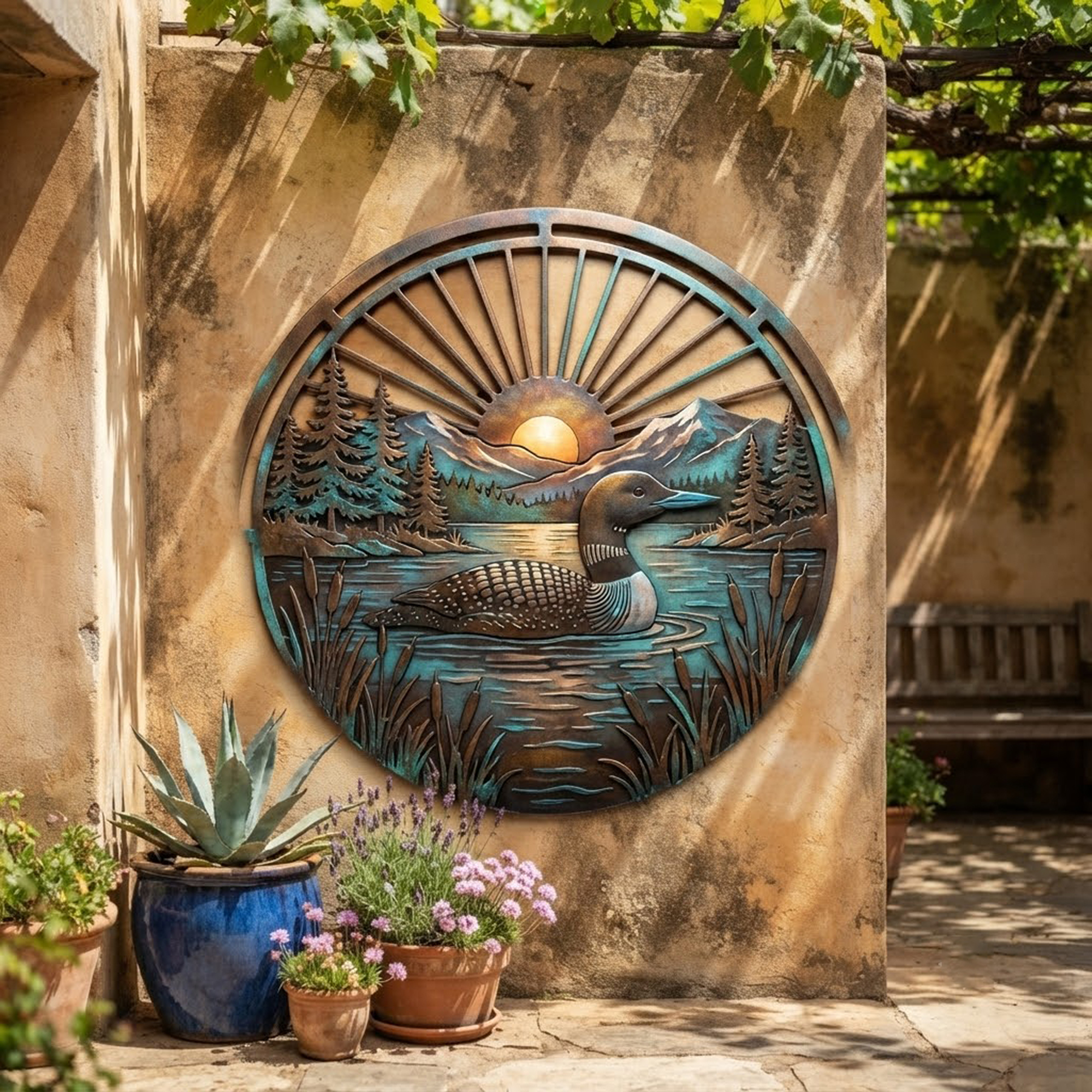 Loon Metal Wall Art - product view 2