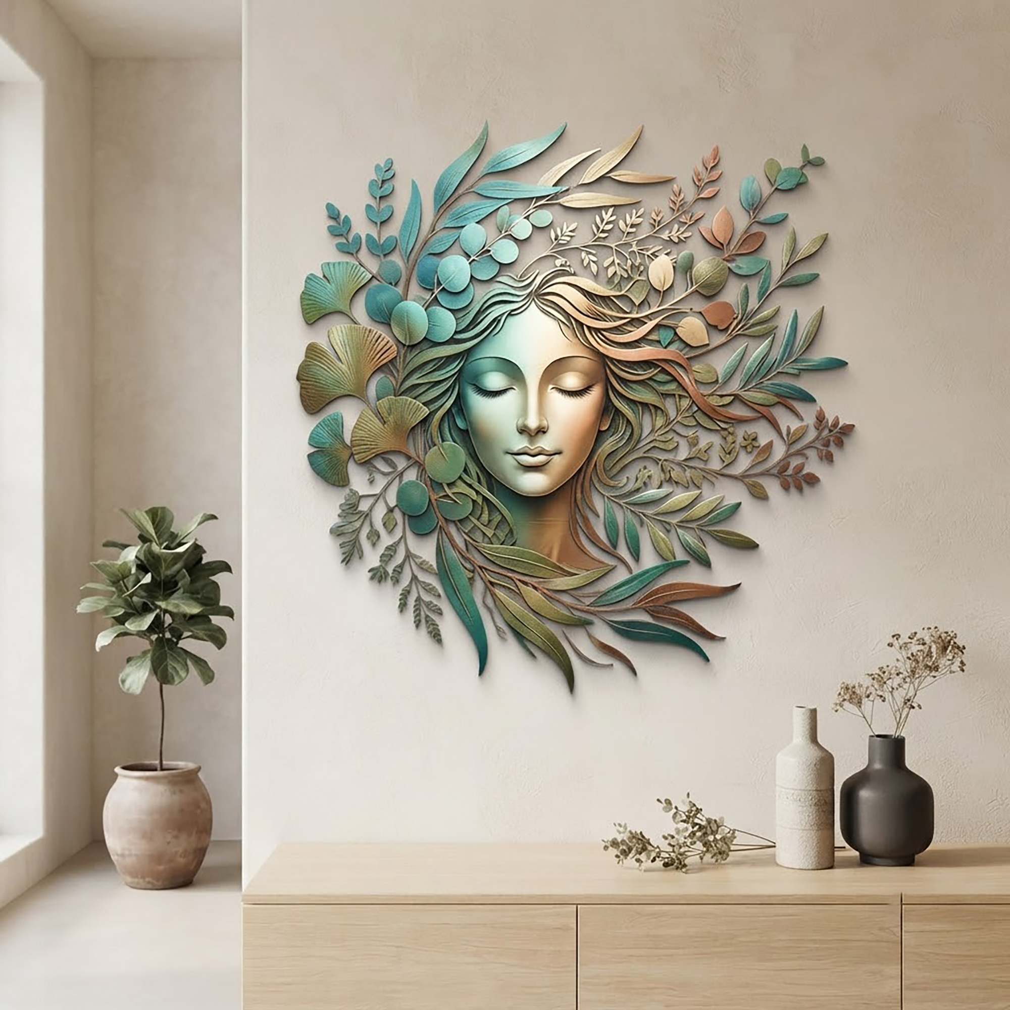 Mother Nature Metal Wall Art