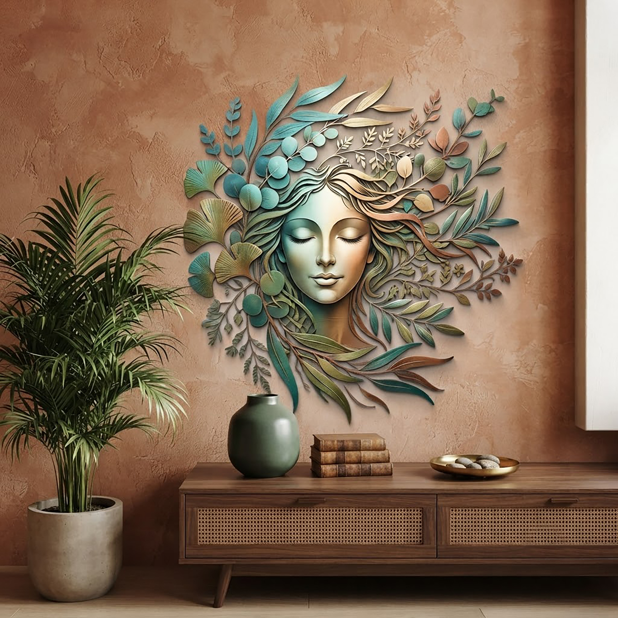Mother Nature Metal Wall Art - product view 2