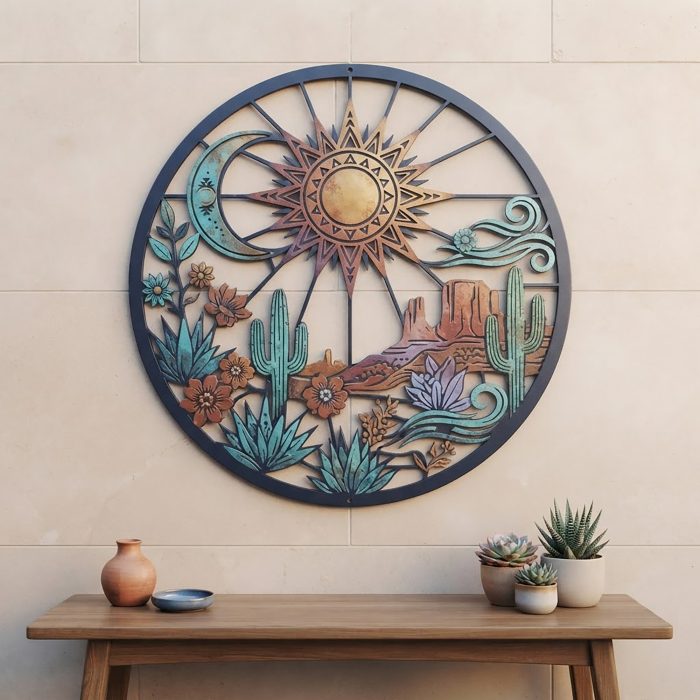 Southwestern Desert Metal Wall Art
