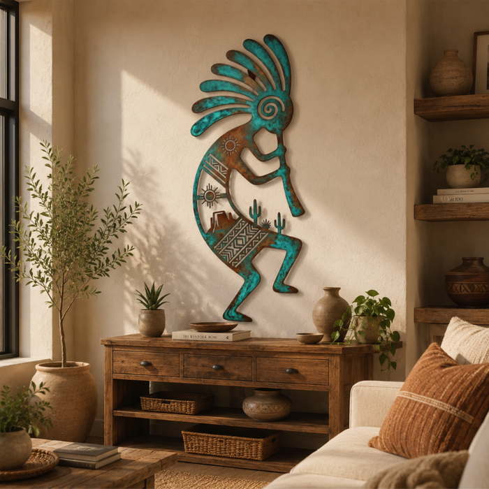 Kokopelli Metal Wall Art