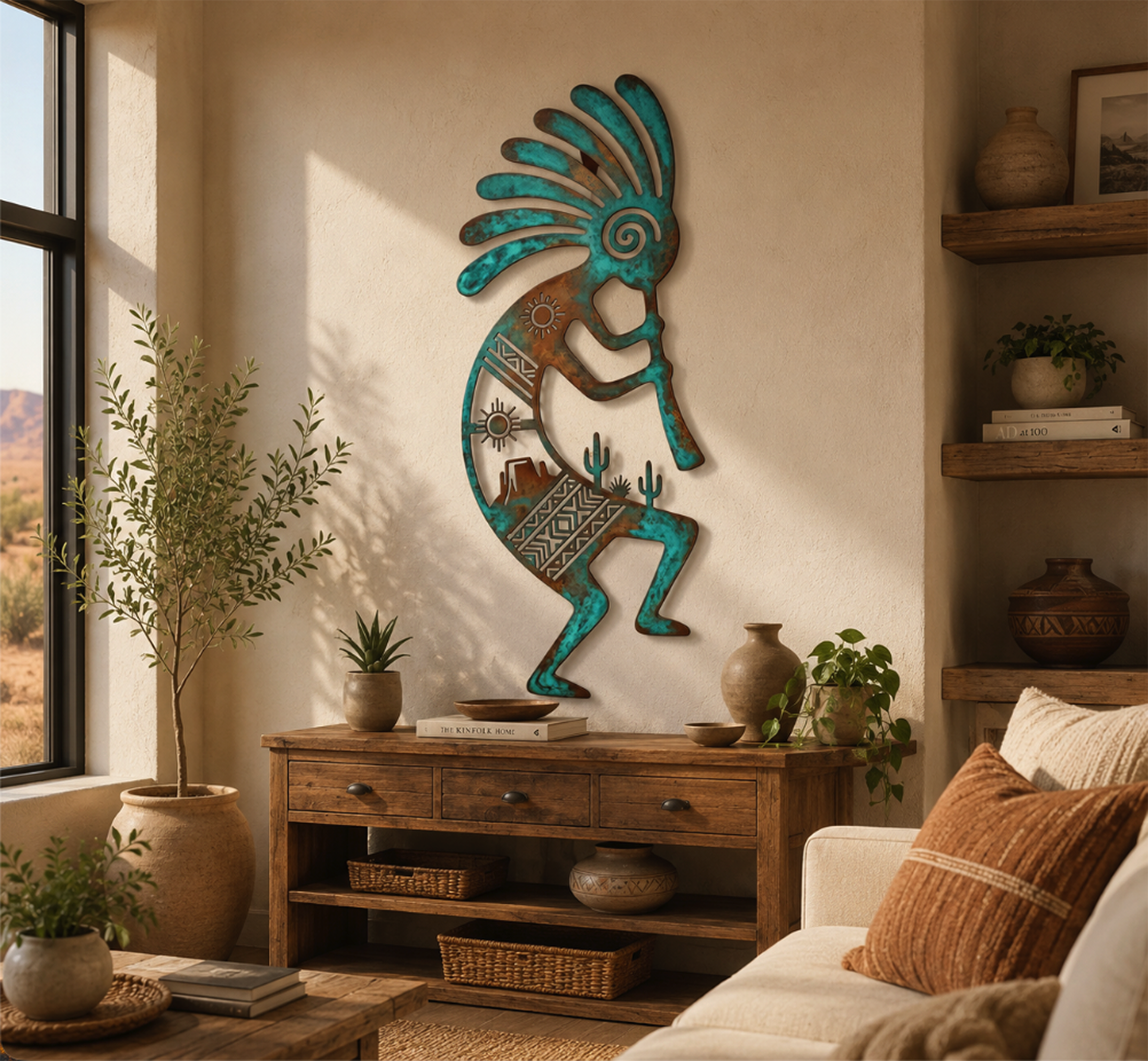 Kokopelli Metal Wall Art
