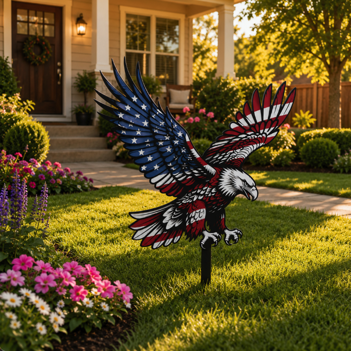 American Eagle Garden Stake
