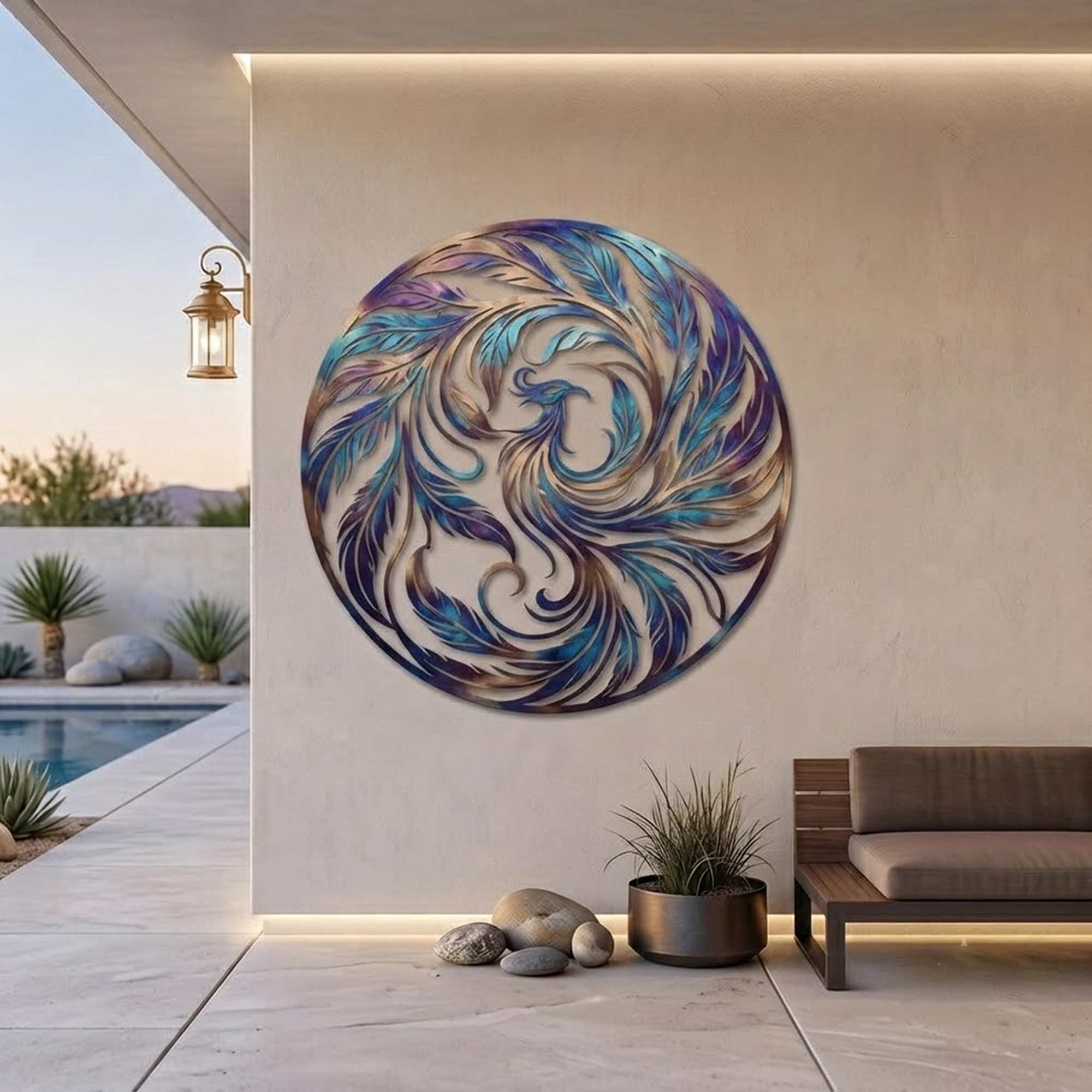 Phoenix Metal Wall Art