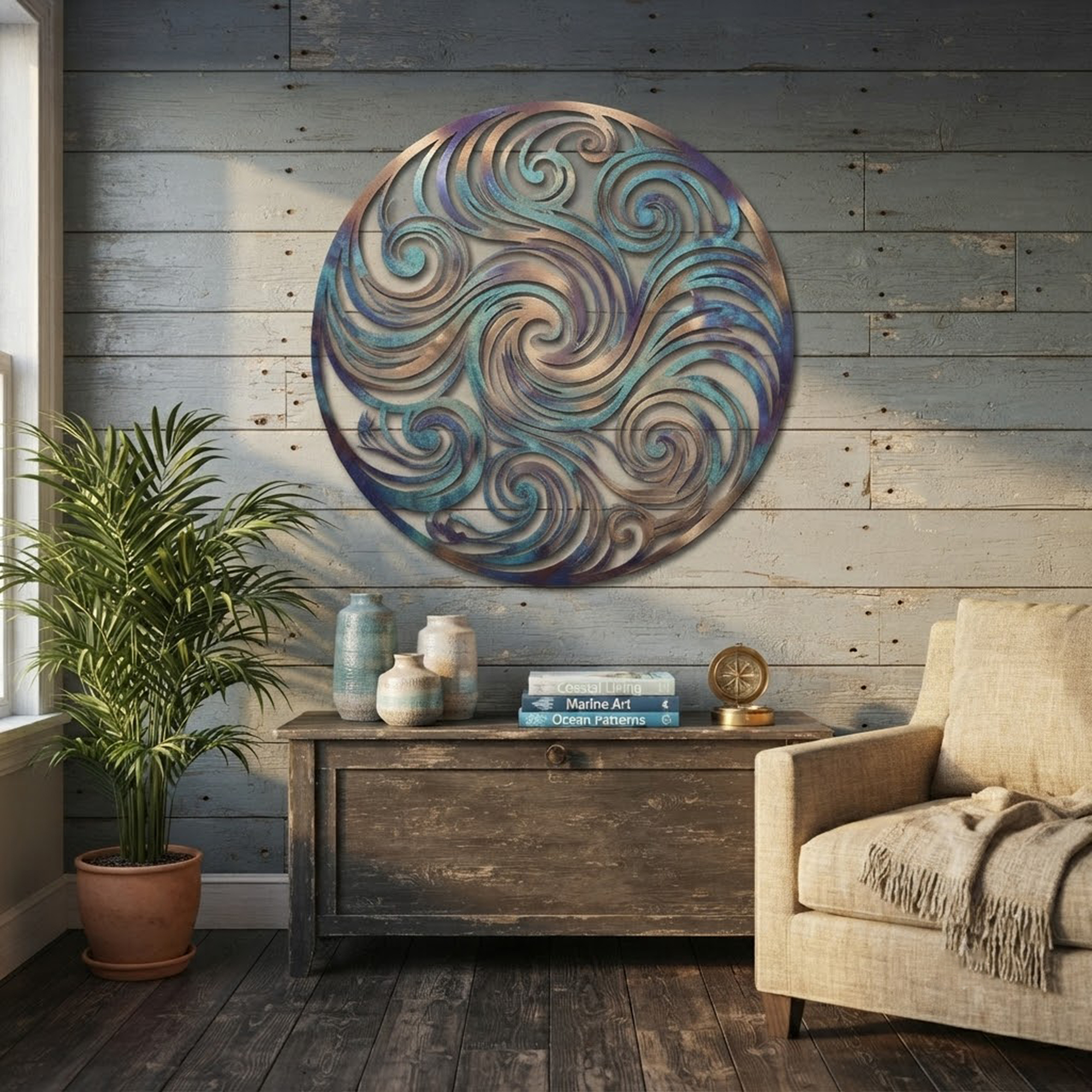 Phoenix Metal Wall Art - product view 2