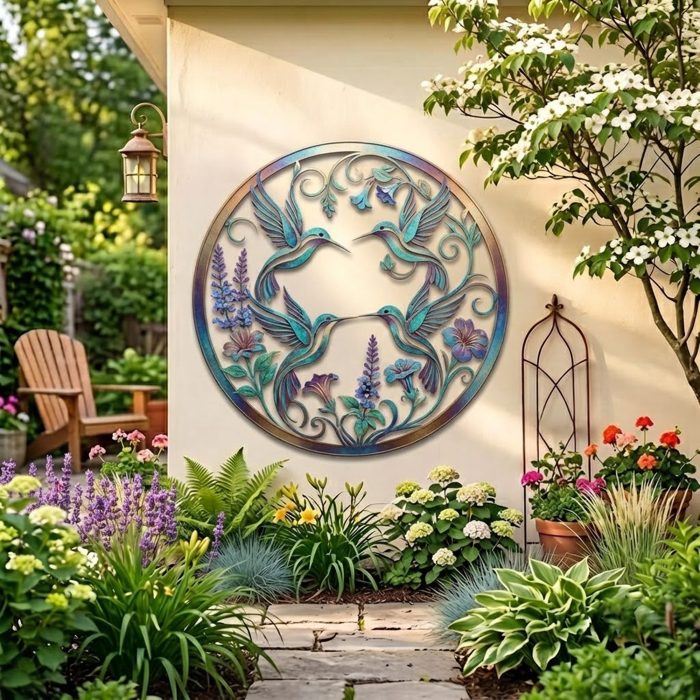 Hummingbird Metal Wall Art