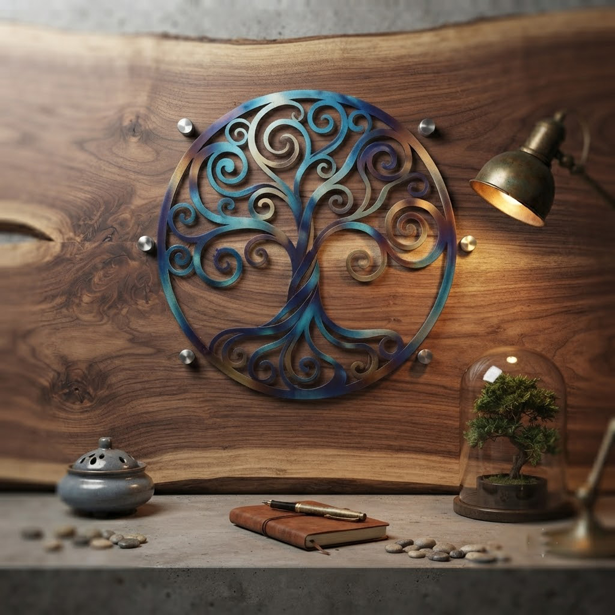 Tree of Life Metal Wall Art - product view 3