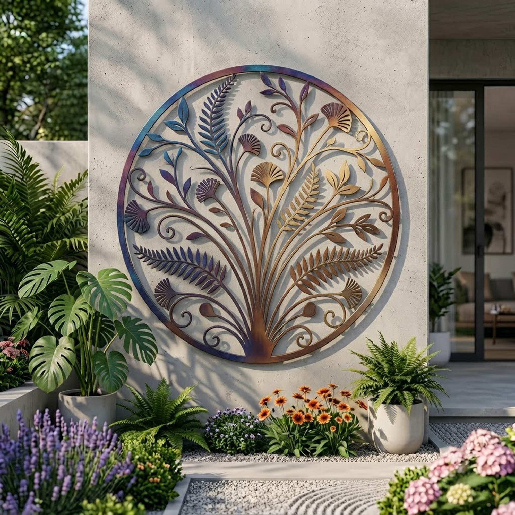 Botanical Metal Wall Art