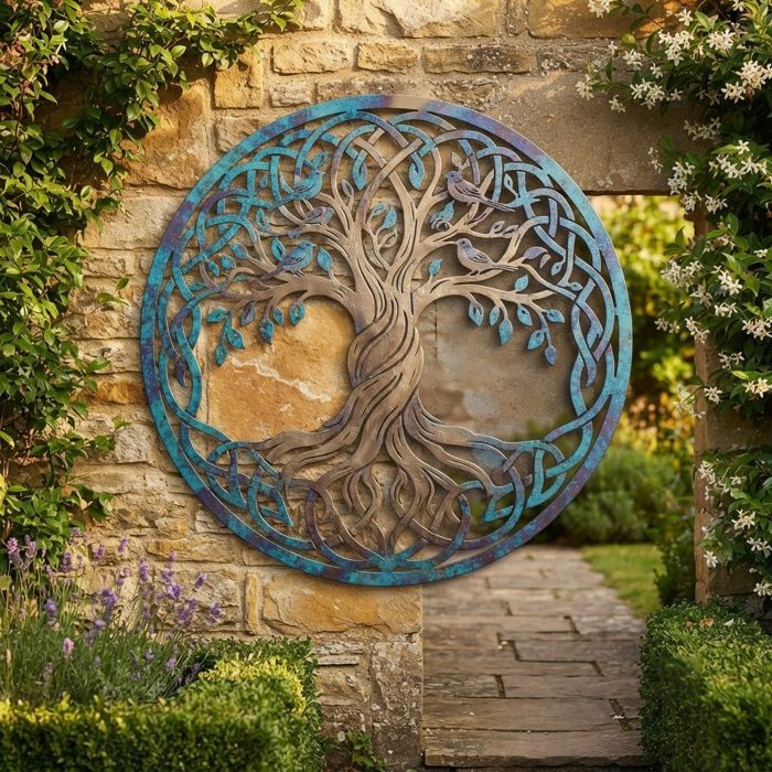 Four Seasons Tree of Life Metal Wall Art