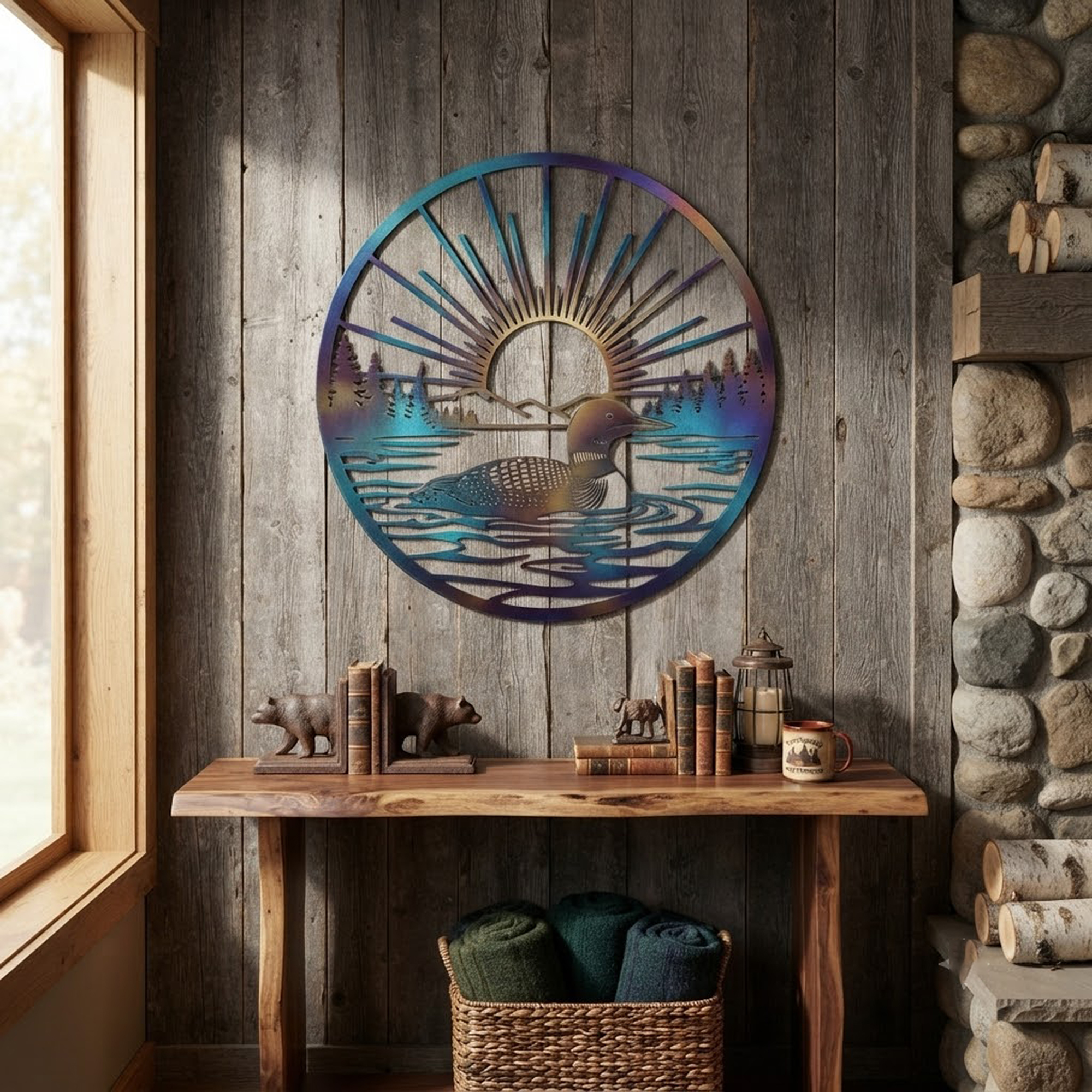 Loon Lake Metal Wall Art - product view 2