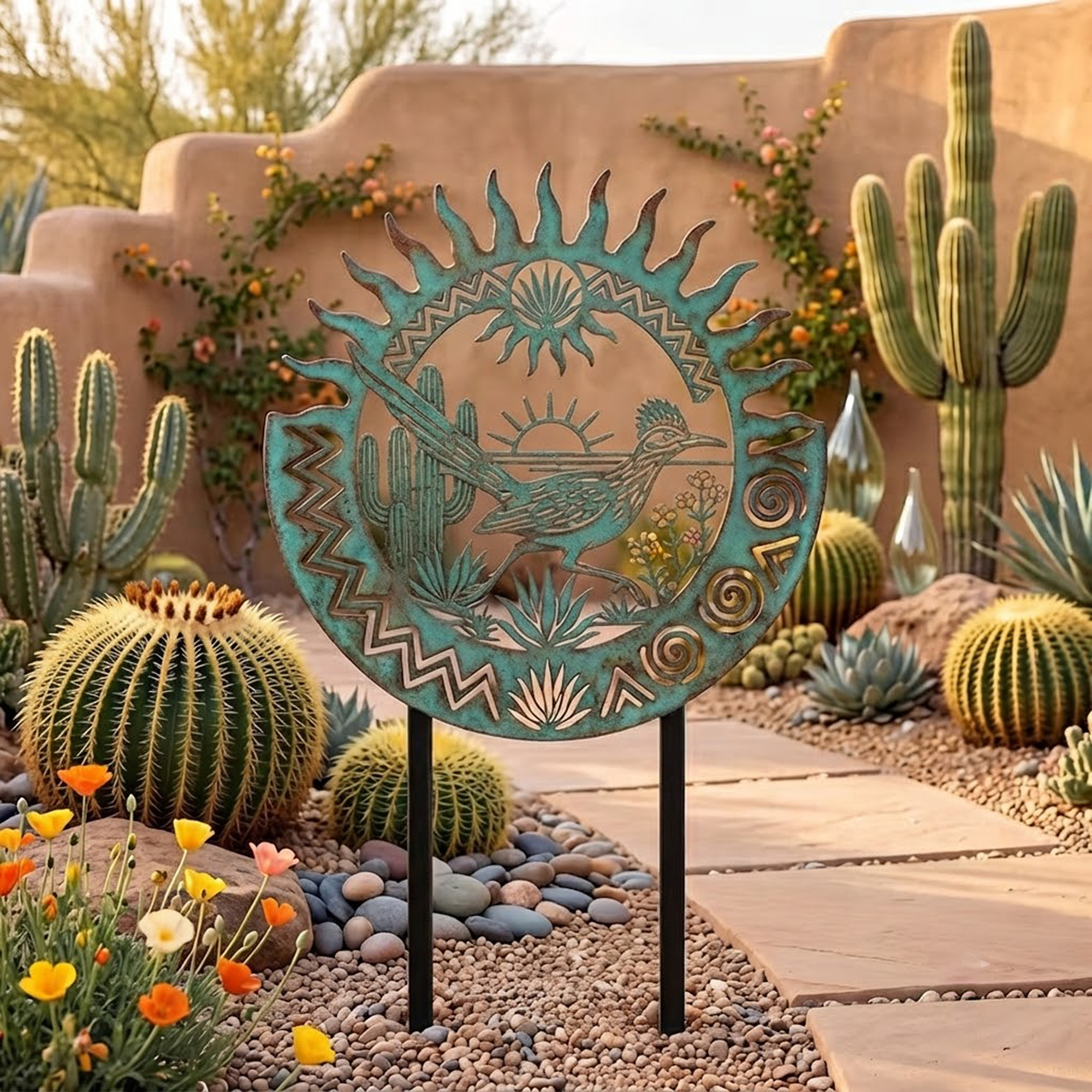 Roadrunner Garden Stake