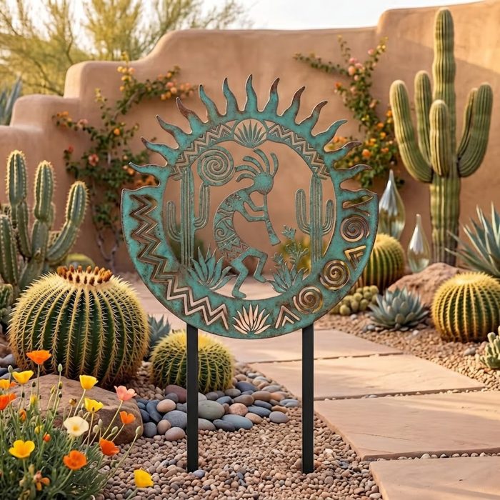 Kokopelli Garden Stake