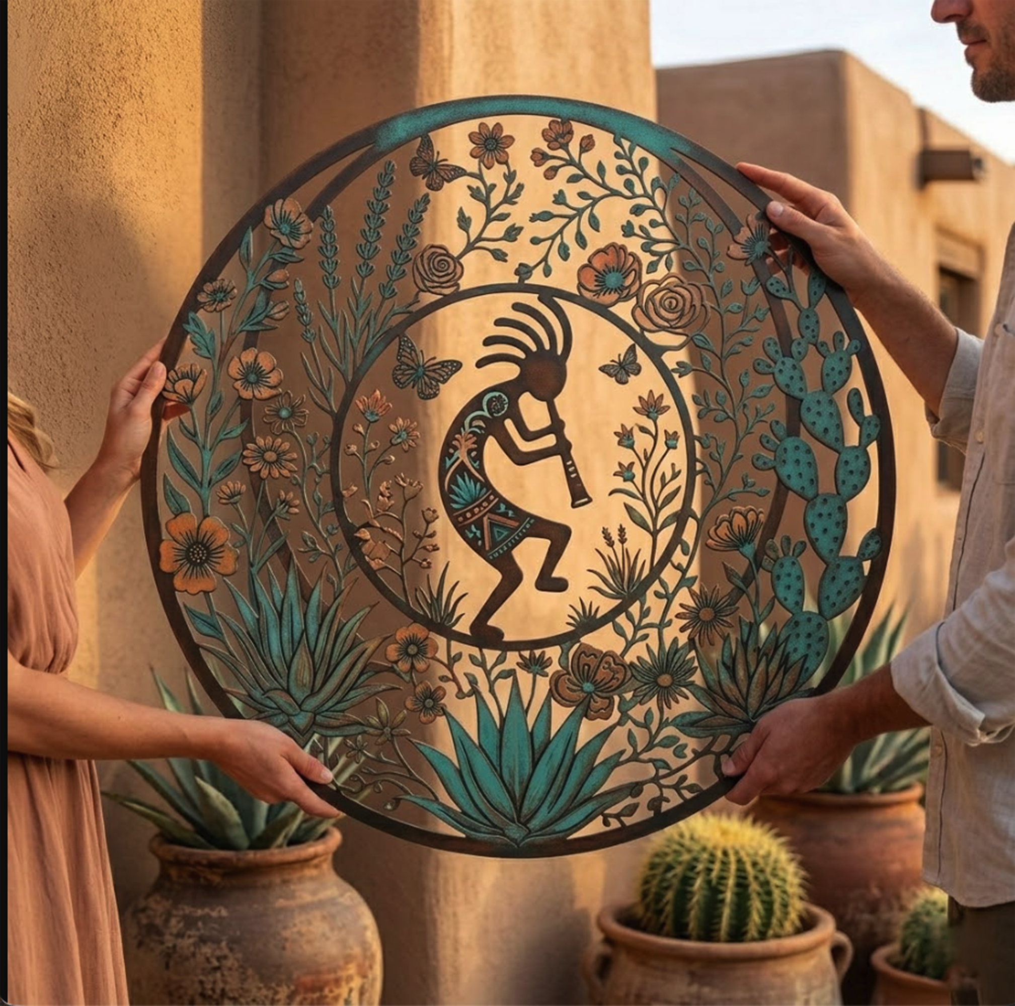Kokopelli Metal Wall Art