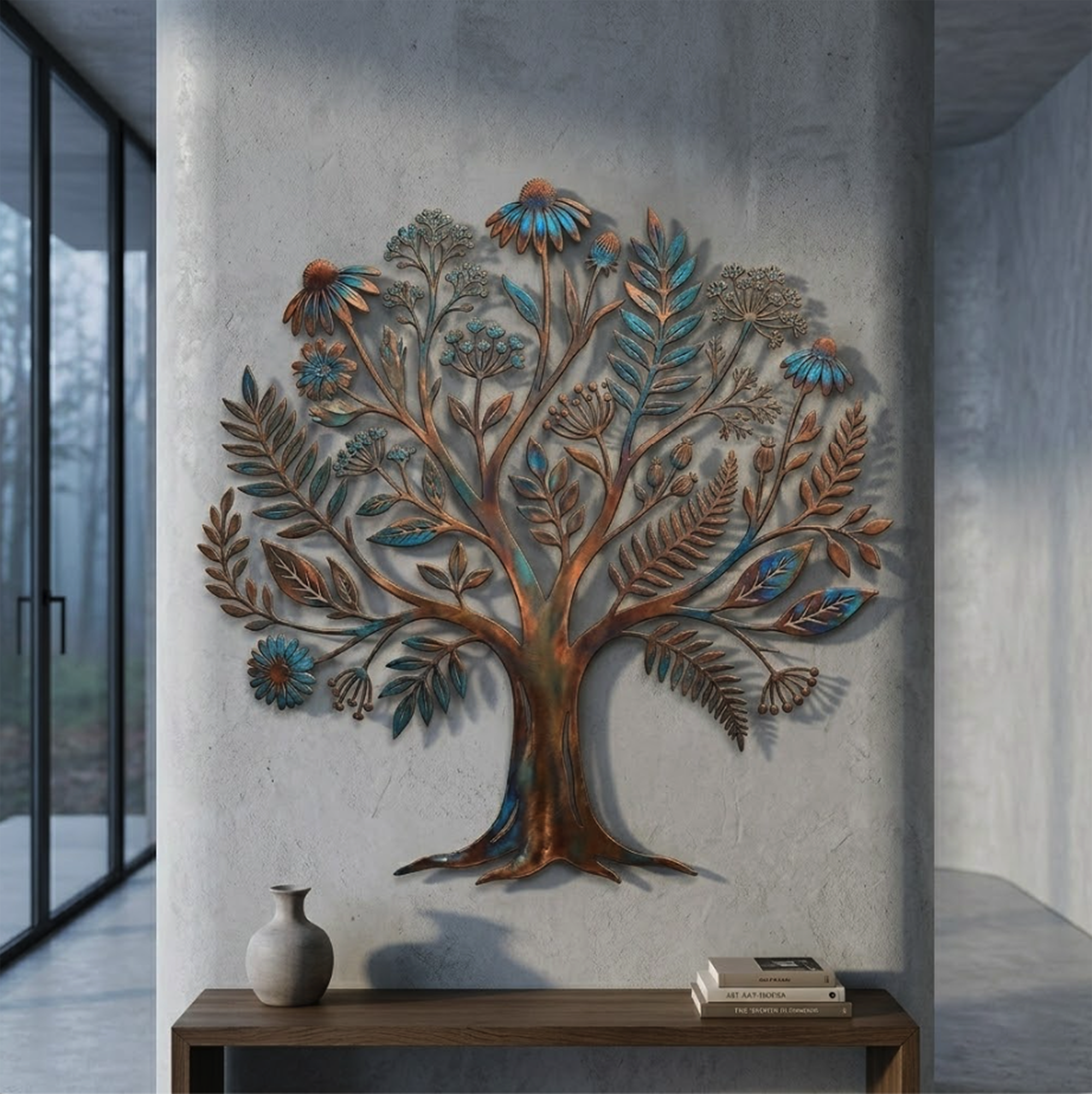 Tree of Life Metal Wall Art - product view 3
