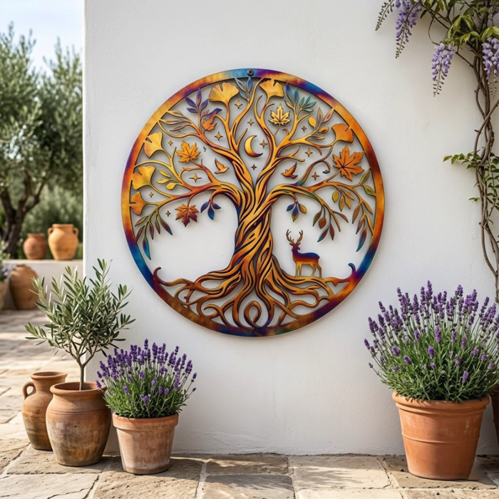 Celtic Tree of Life Metal Wall Art
