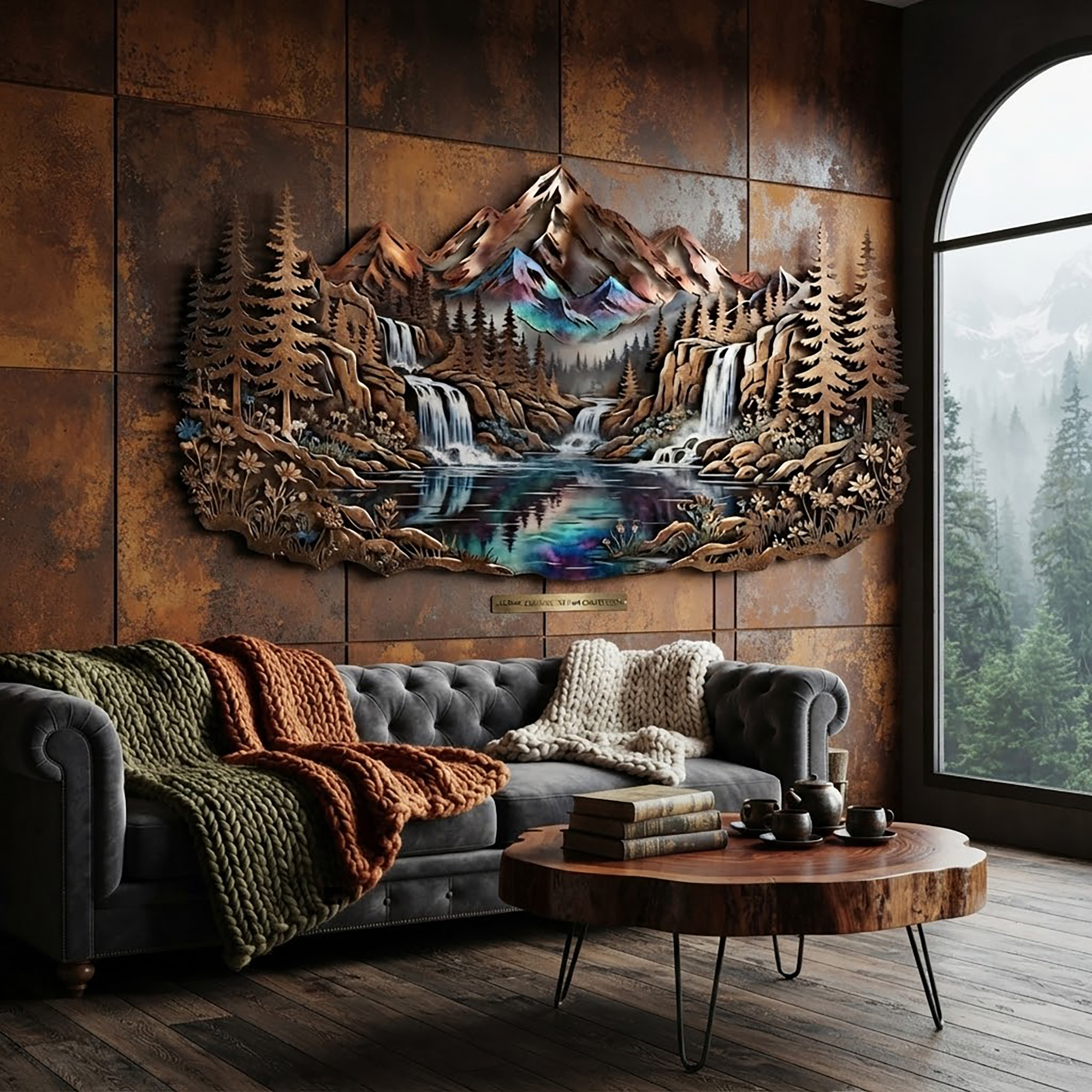 Southwest Desert Metal Wall Art - product view 3