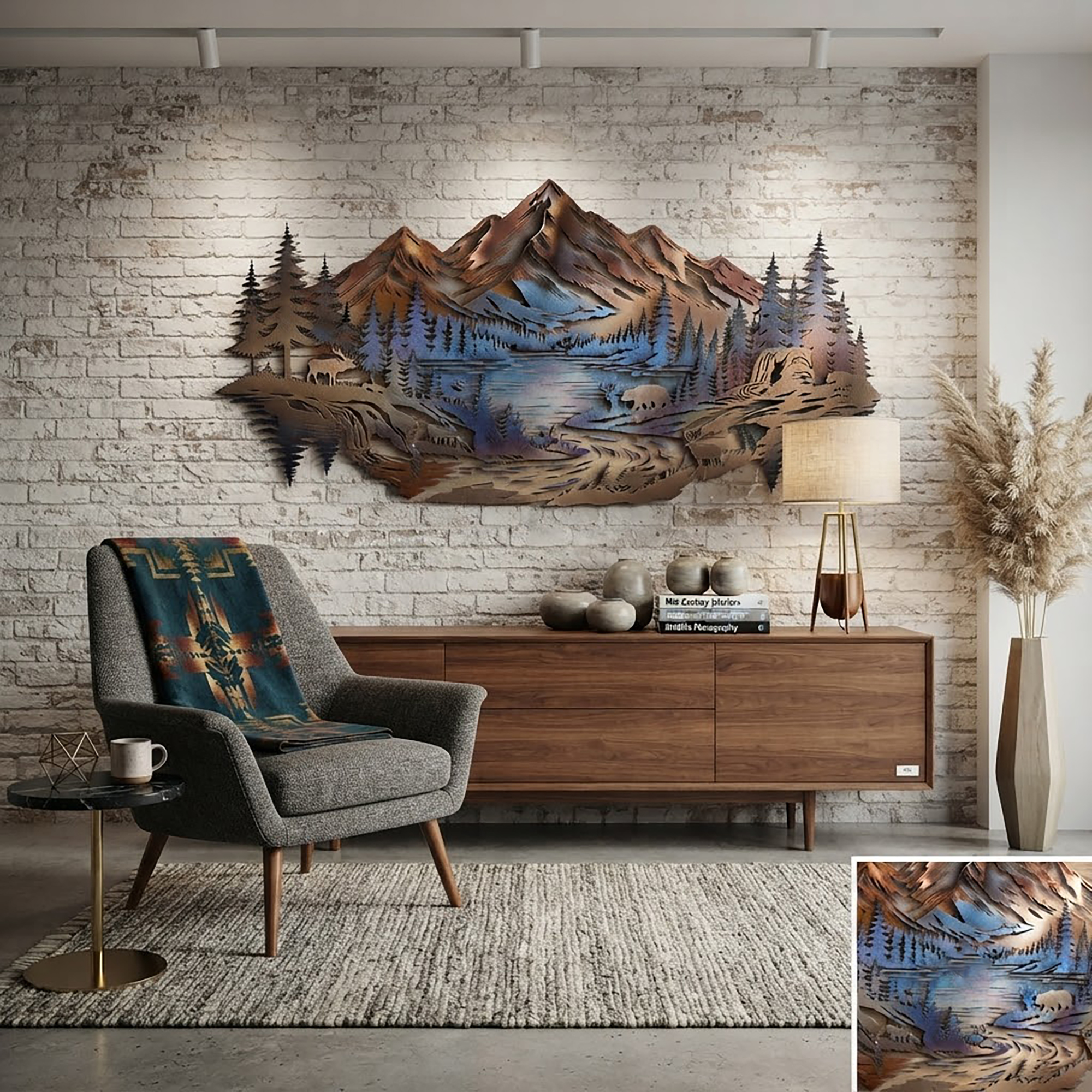 Tree of Life Metal Wall Art - product view 2