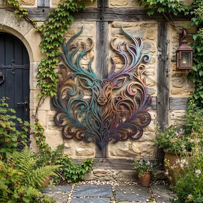 Majestic Deer Metal Wall Art