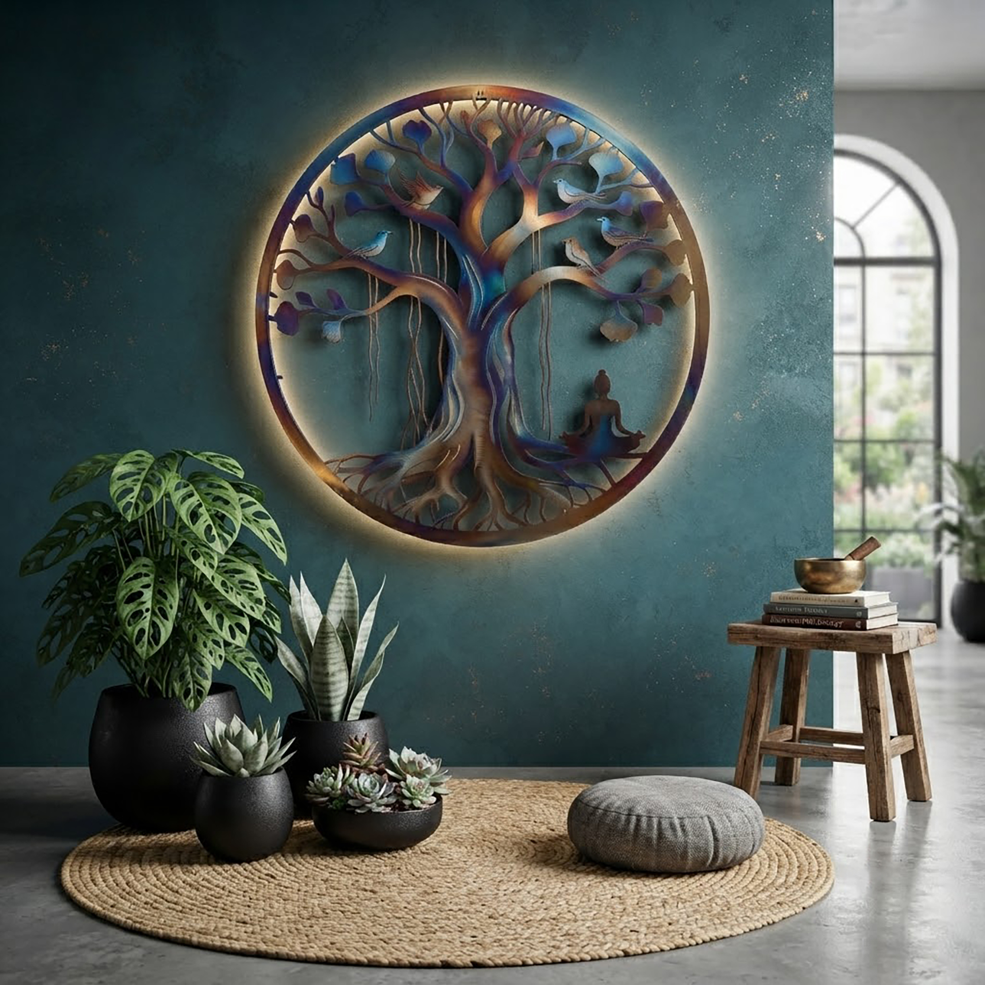 Tree of Life Metal Wall Art - product view 2