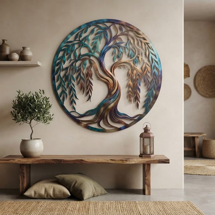 Willow Tree Metal Wall Art
