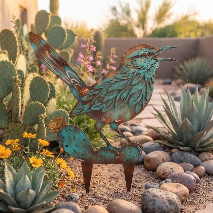Roadrunner Metal Garden Stake