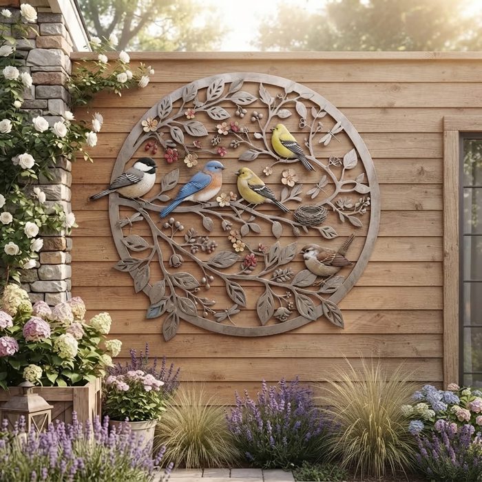 Songbird Metal Wall Art