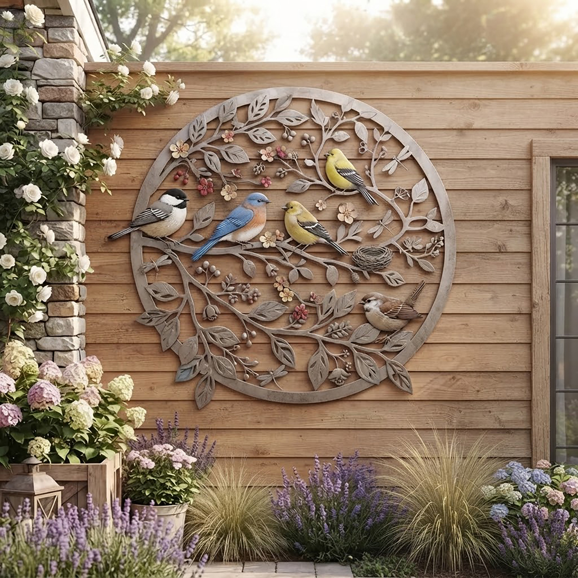 Songbird Metal Wall Art