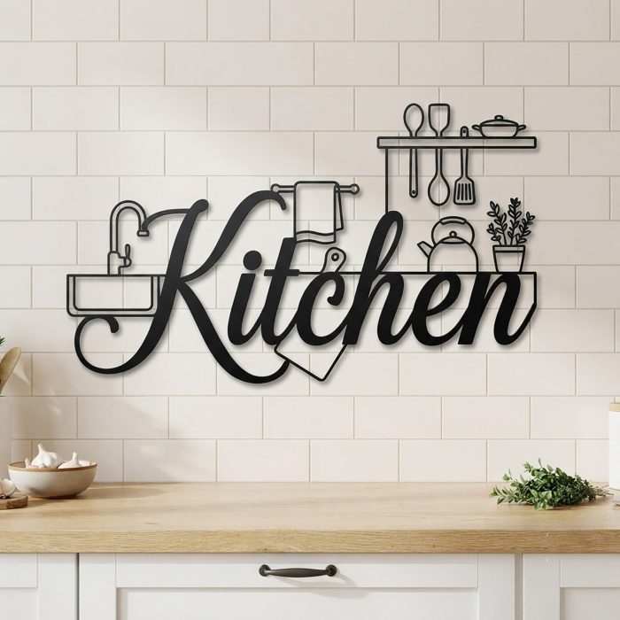 Kitchen Metal Wall Art