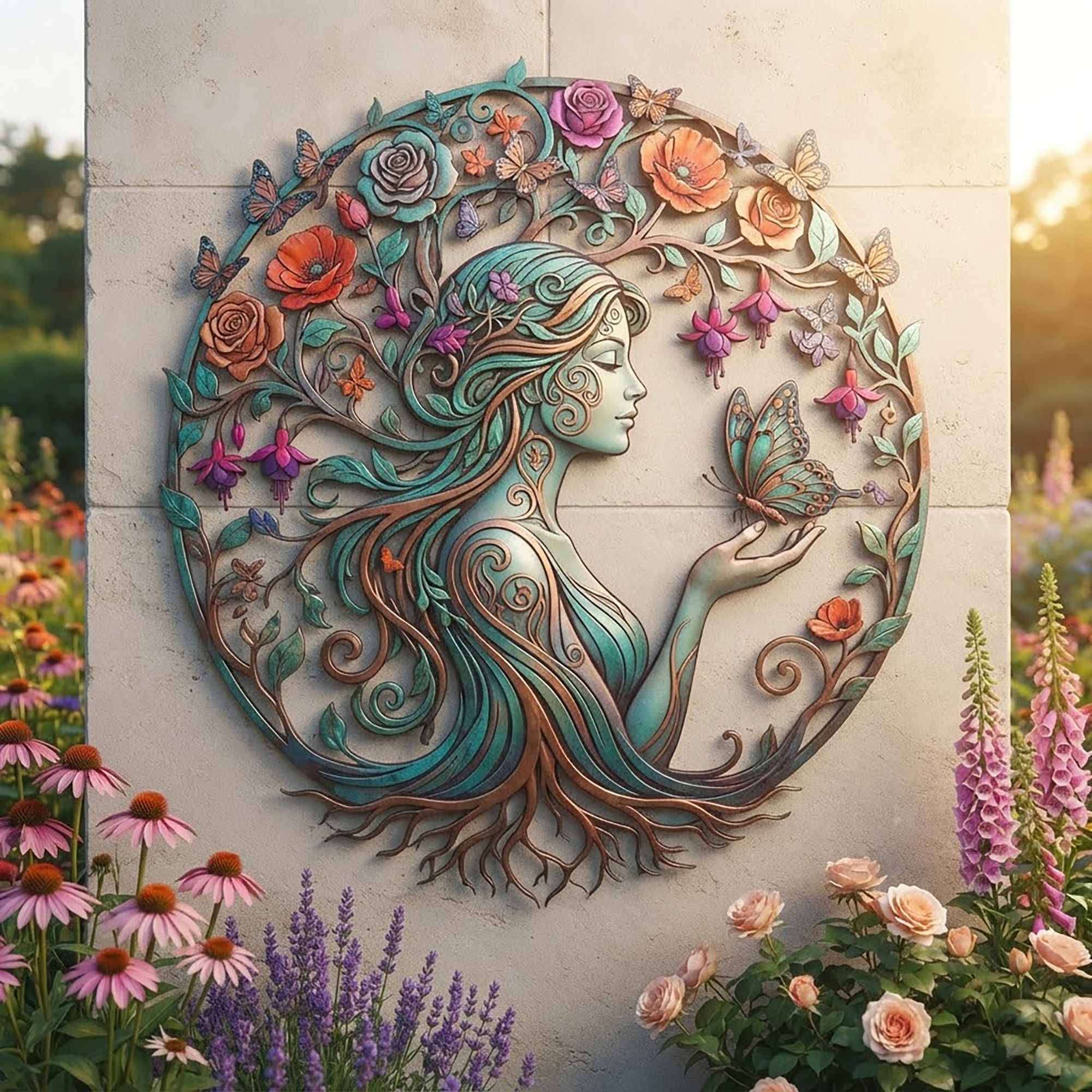 Mother Nature Metal Wall Art