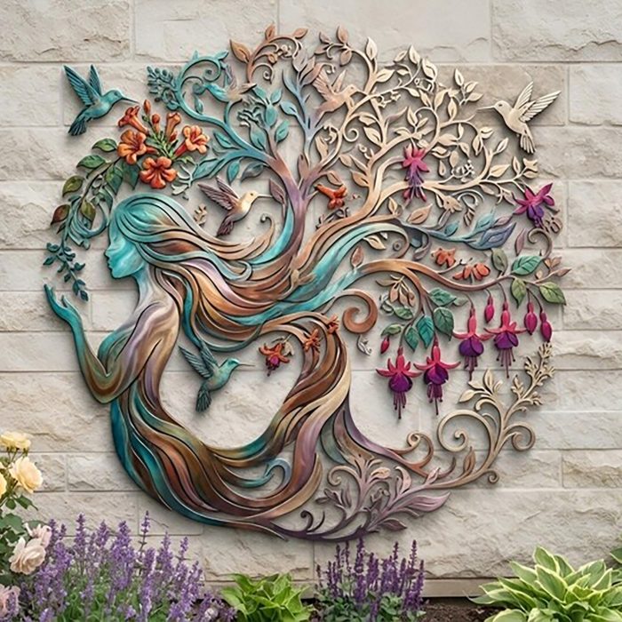Mother Nature Metal Wall Art