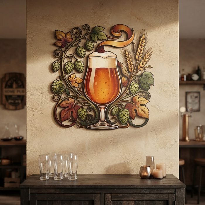 Craft Beer Metal Wall Art