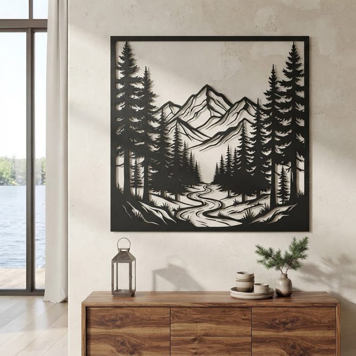 Mountain Metal Wall Art